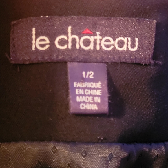 LE CHATEAU - Wool Blend Pencil Skirt wiith Peplum Detail - Picture 5 of 7